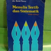 Image of Menulis Tertib dan Sistematik