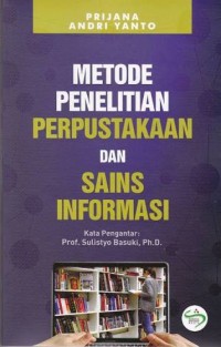 Image of Metode penelitian perpustakaan dan sains informasi