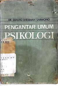 Image of Pengantar Umum Psikologi