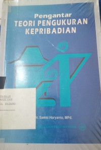 Image of PENGANTAR TEORI PENGUKURAN KEPRIBADIAN