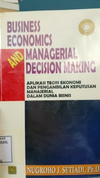 Image of Business Economics and Managerial Decision Making