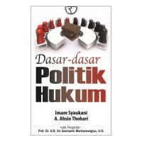 Image of Dasar-dasar politik hukum