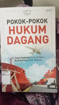 Image of Pokok-Pokok hukum dagang