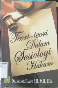 Image of teori-teori dalam sosiologi hukum